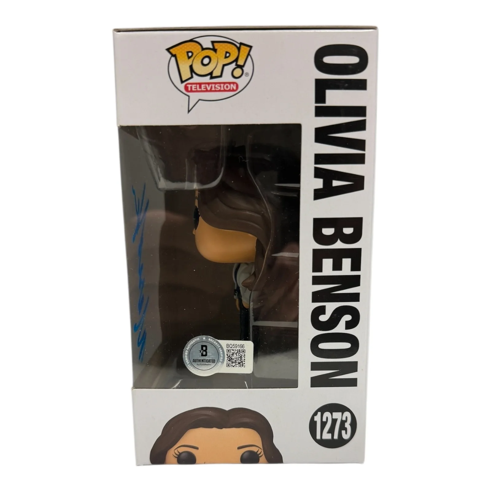Mariska Hargitay — Mariska Hargitay Signed Autograph Law & Order SVU Funko Pop 1273 Beckett BAS, изображение 2