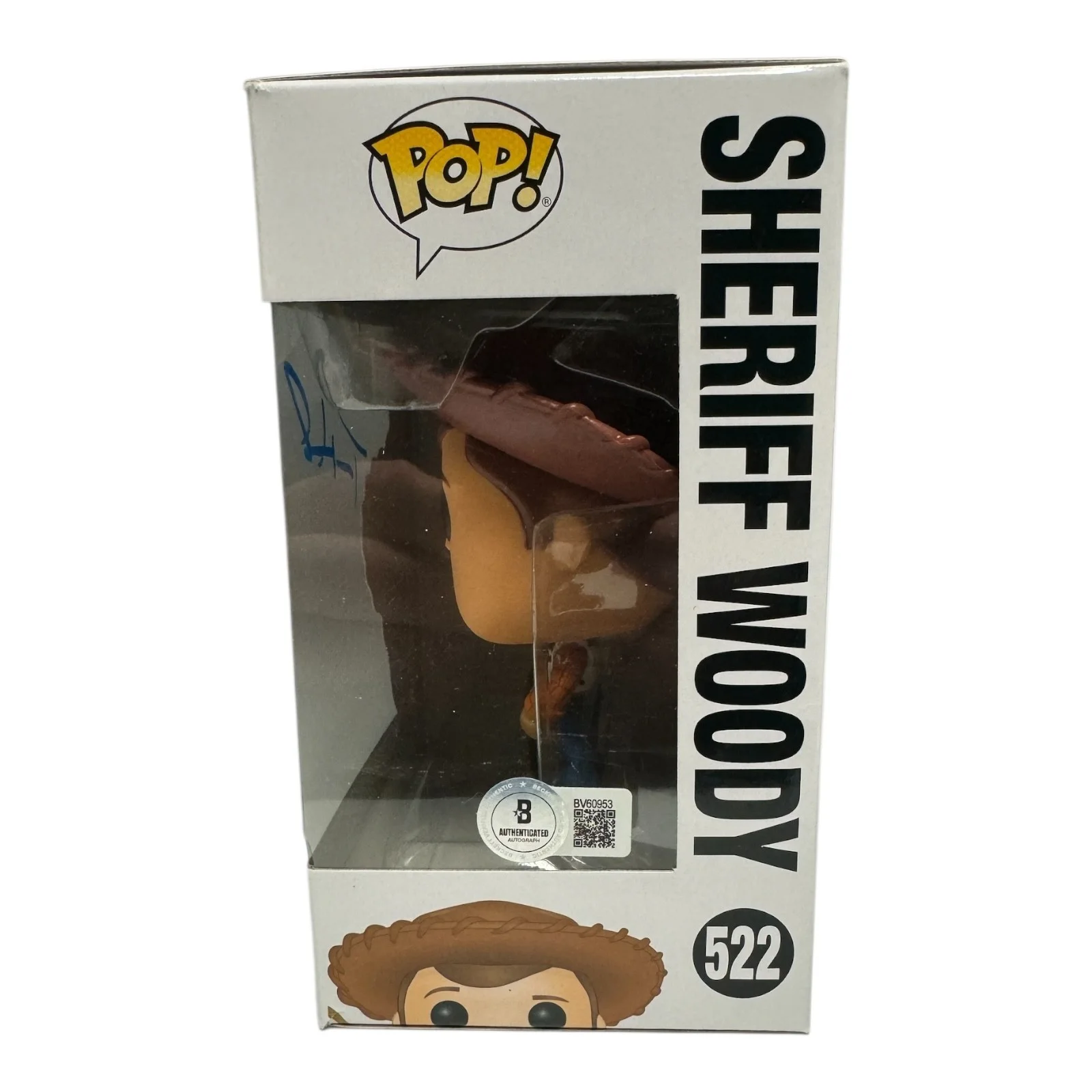 Tom Hanks — Tom Hanks Signed Autograph Toy Story 4 Funko Pop 522 Beckett BAS Sheriff Woody, изображение 2
