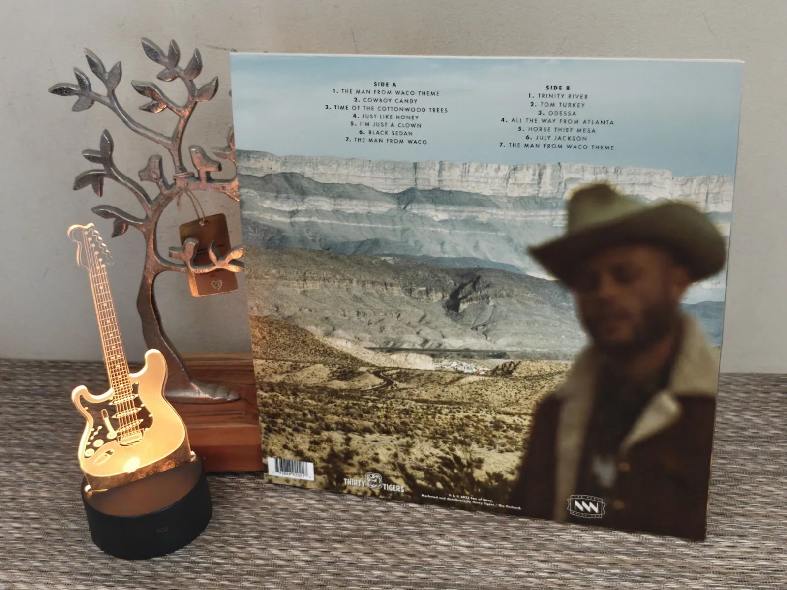 Charley Crockett COVER Signed The Man From Waco Vinyl, image 3