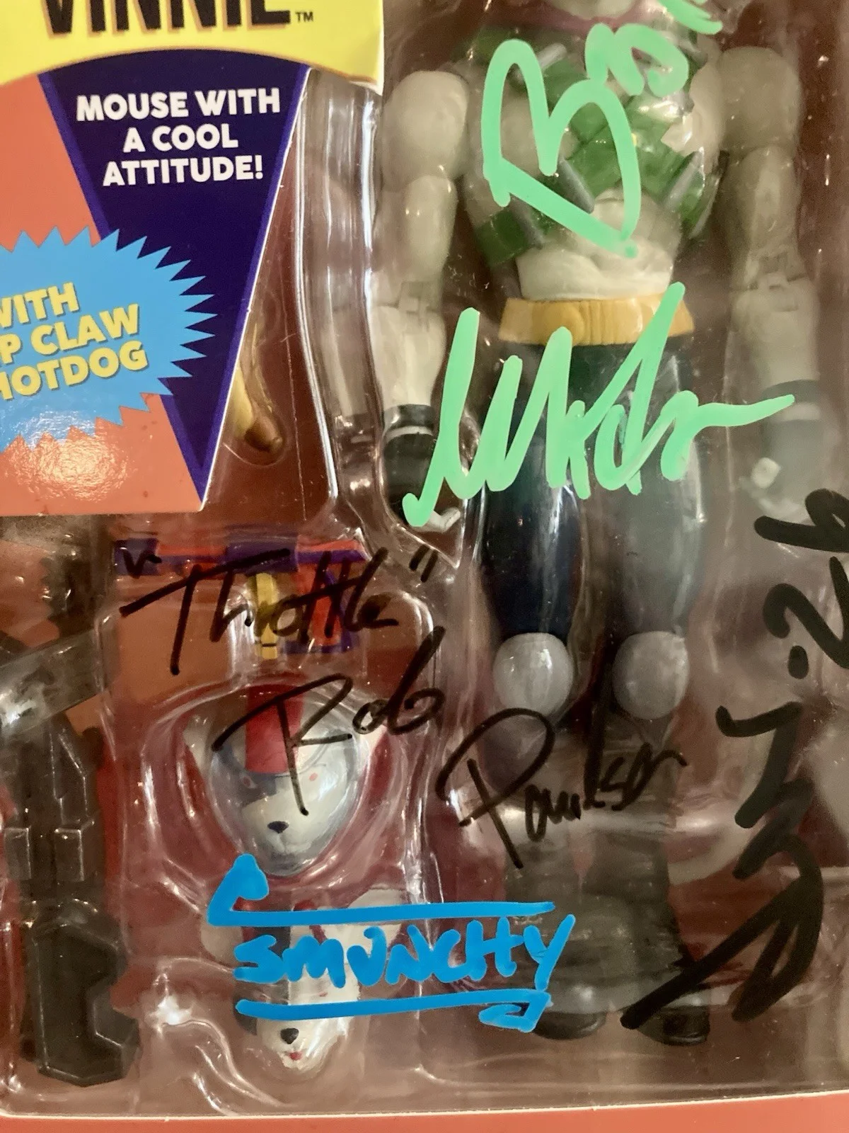 Rare Signed 5x Rob Paulson/Smunchy/Simon Bisley/Jason Flowers +more Biker Mice!, image 2