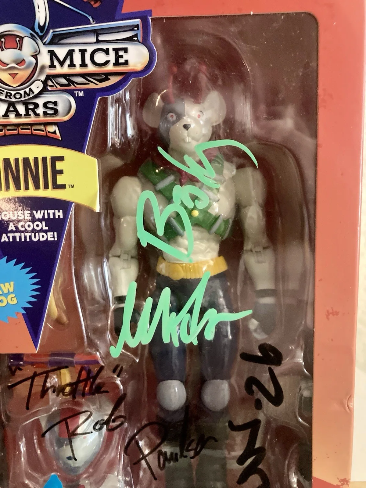 Rare Signed 5x Rob Paulson/Smunchy/Simon Bisley/Jason Flowers +more Biker Mice!, image 4
