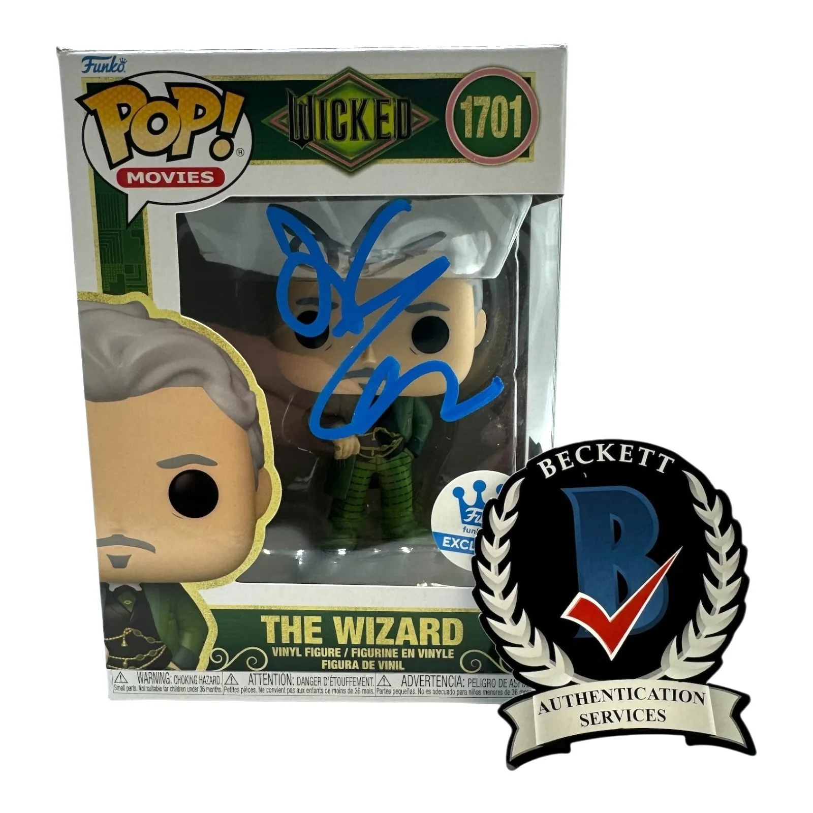 Jeff Goldblum — Jeff Goldblum Signed Autograph Wicked Funko Pop 1701 Beckett BAS The Wizard