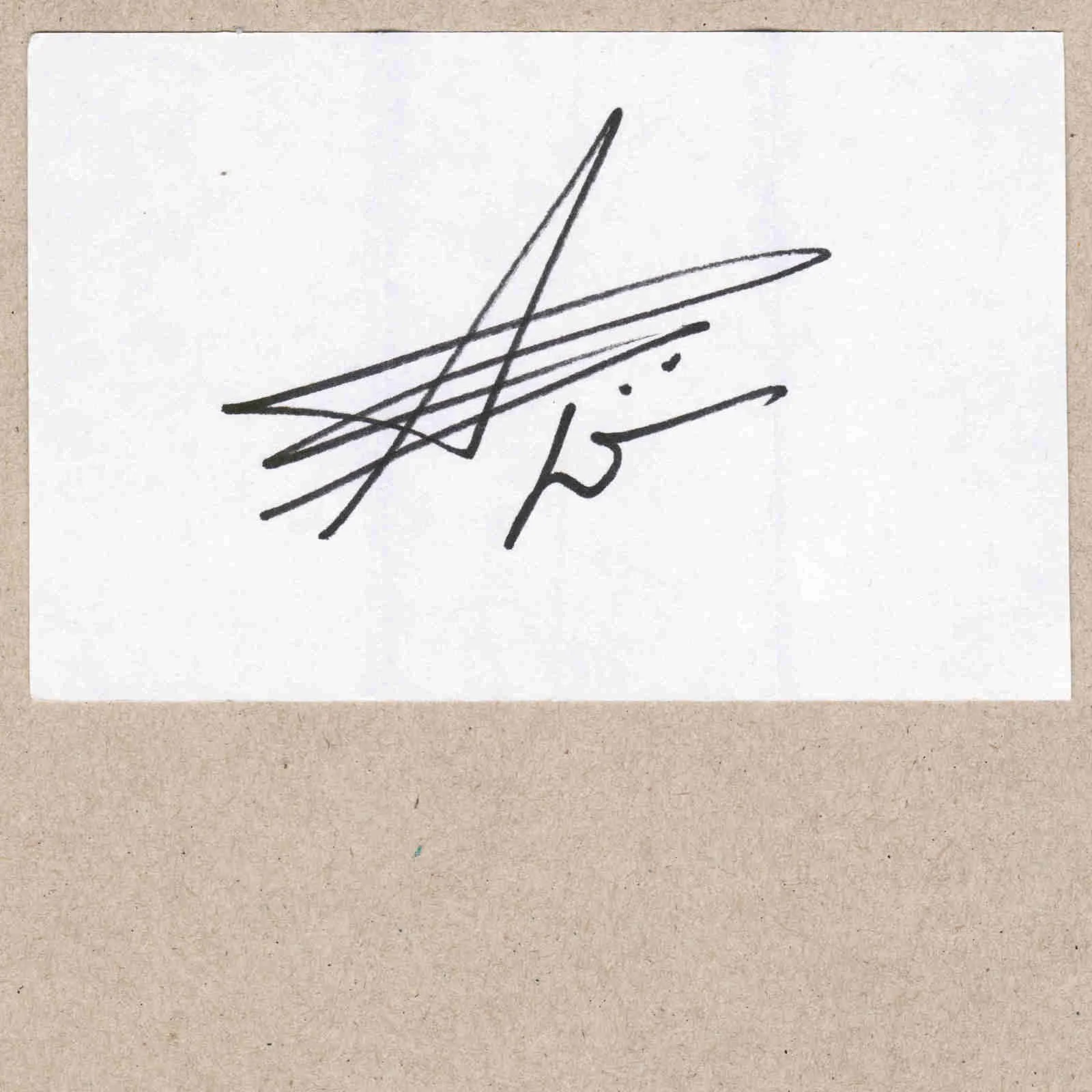 1996 Larry Cordle Signed Autograph w/Fan Taken 4 x 3.5 OOAK Photo VTG, изображение 3
