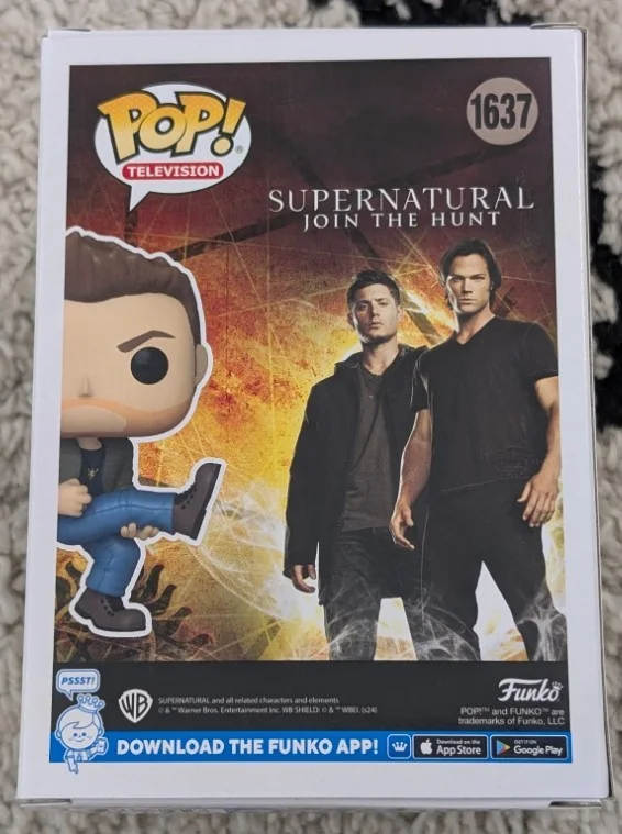 JENSEN ACKLES signed FUNKO POP Dean Winchester JSA Authenticated SUPERNATURAL, image 3