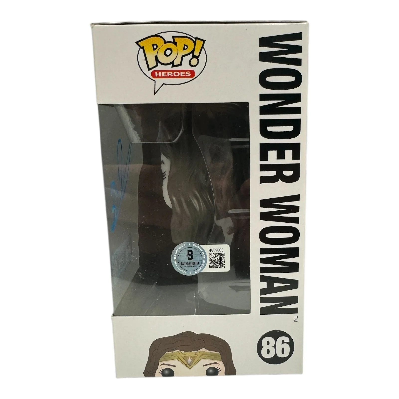 GAL GADOT — GAL GADOT SIGNED AUTOGRAPH FUNKO POP 86 WONDER WOMAN BECKETT BAS, изображение 2