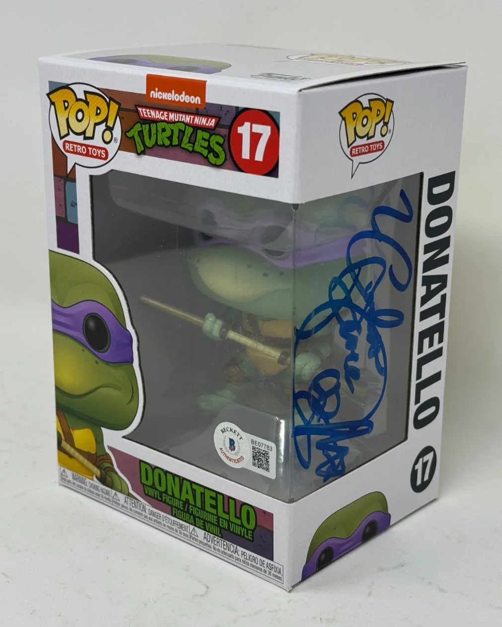 Corey Feldman — Corey Feldman Signed Donatello Teenage Mutant Ninja Turtles Funko Pop BAS COA, image 2