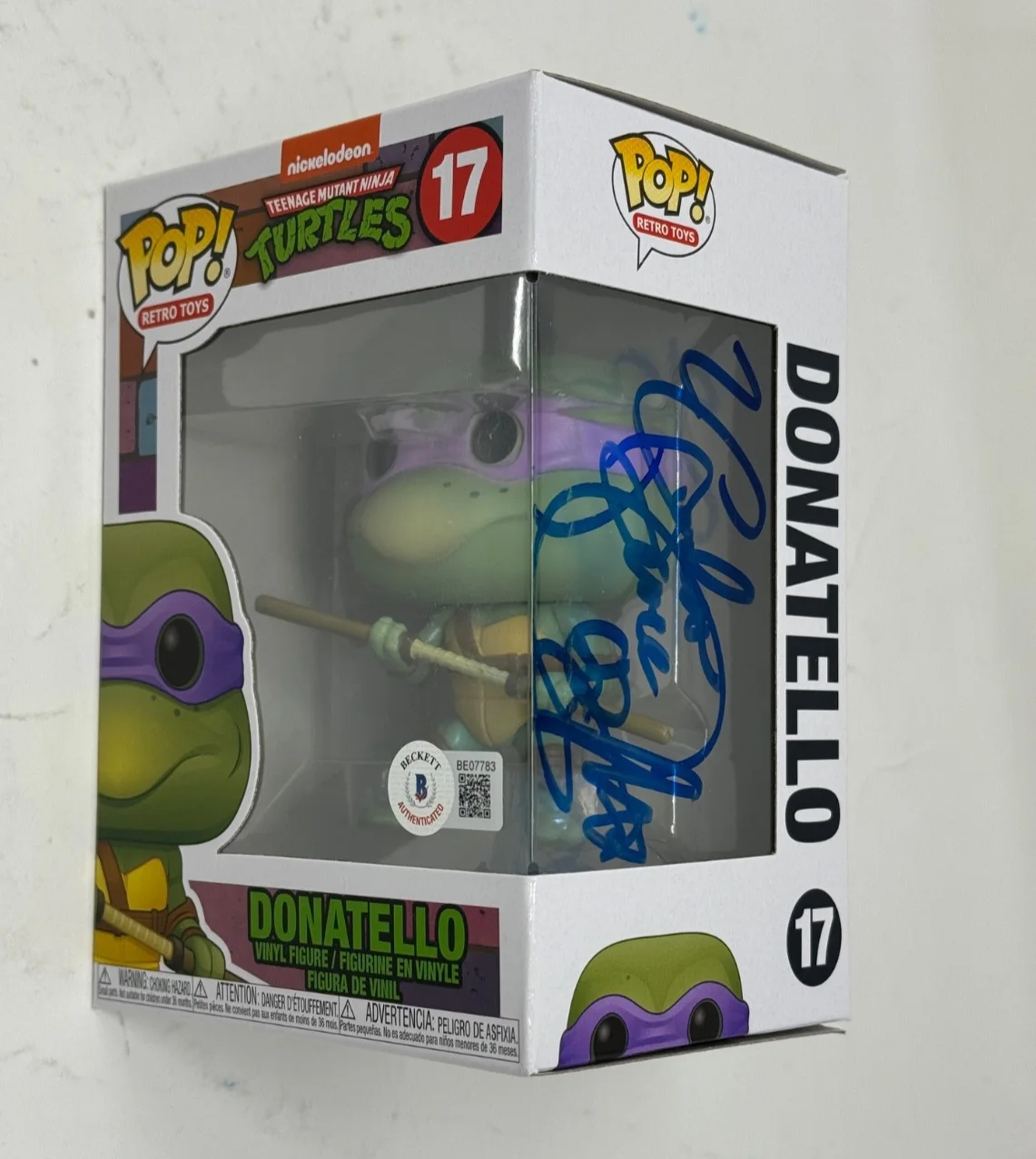 Corey Feldman — Corey Feldman Signed Donatello Teenage Mutant Ninja Turtles Funko Pop BAS COA, image 3
