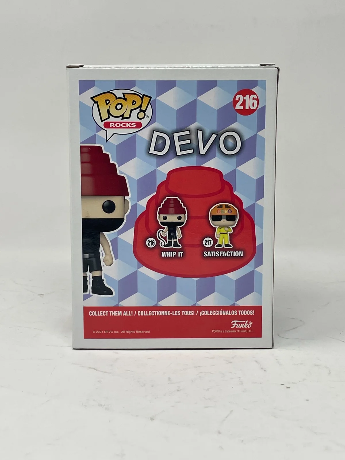 Mark Mothersbaugh Signed Funko Pop Figure Devo Whip It Autograph Beckett BAS COA, image 5