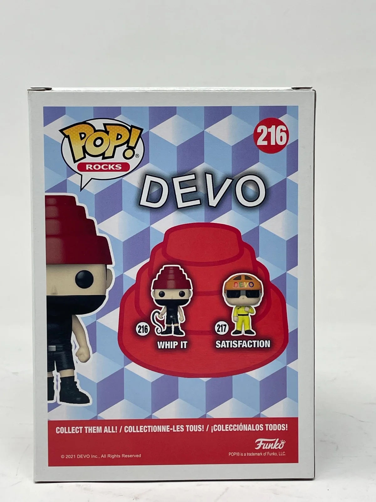 Mark Mothersbaugh Signed Funko Pop Figure Devo Whip It Autograph Beckett BAS COA, image 5