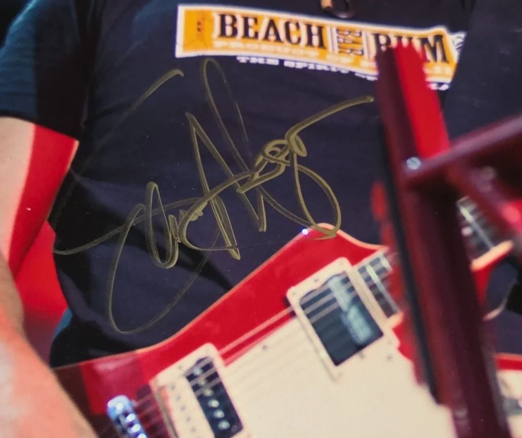 Sammy Hagar 10x13, Michael Anthony 11x16 Autographed Pictures. Unframed, image 3