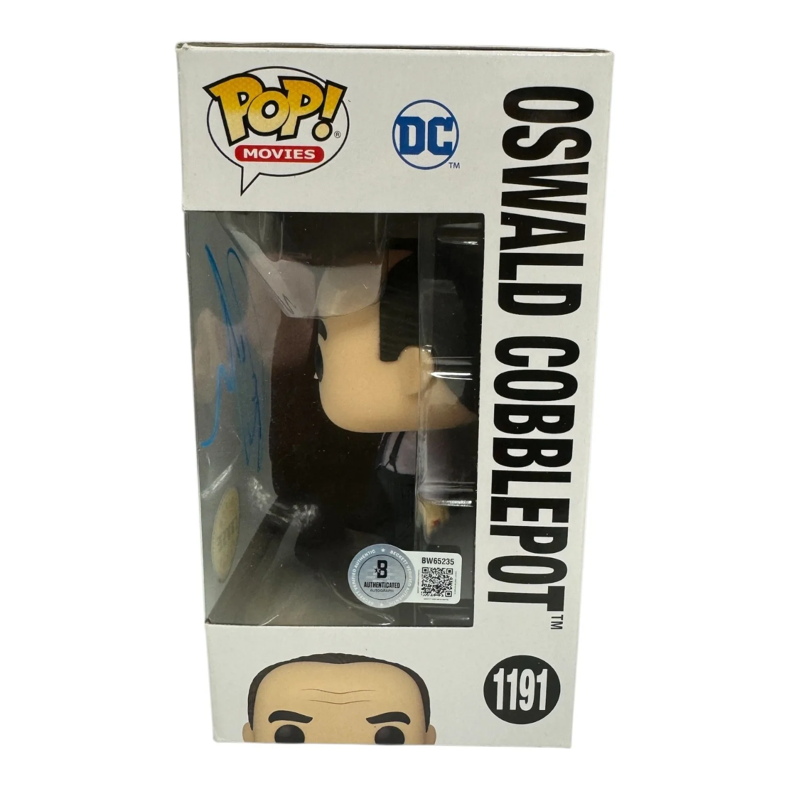 COLIN FARRELL — COLIN FARRELL SIGNED AUTOGRAPH THE BATMAN FUNKO POP 1191 BECKETT BAS PENGUIN, image 2
