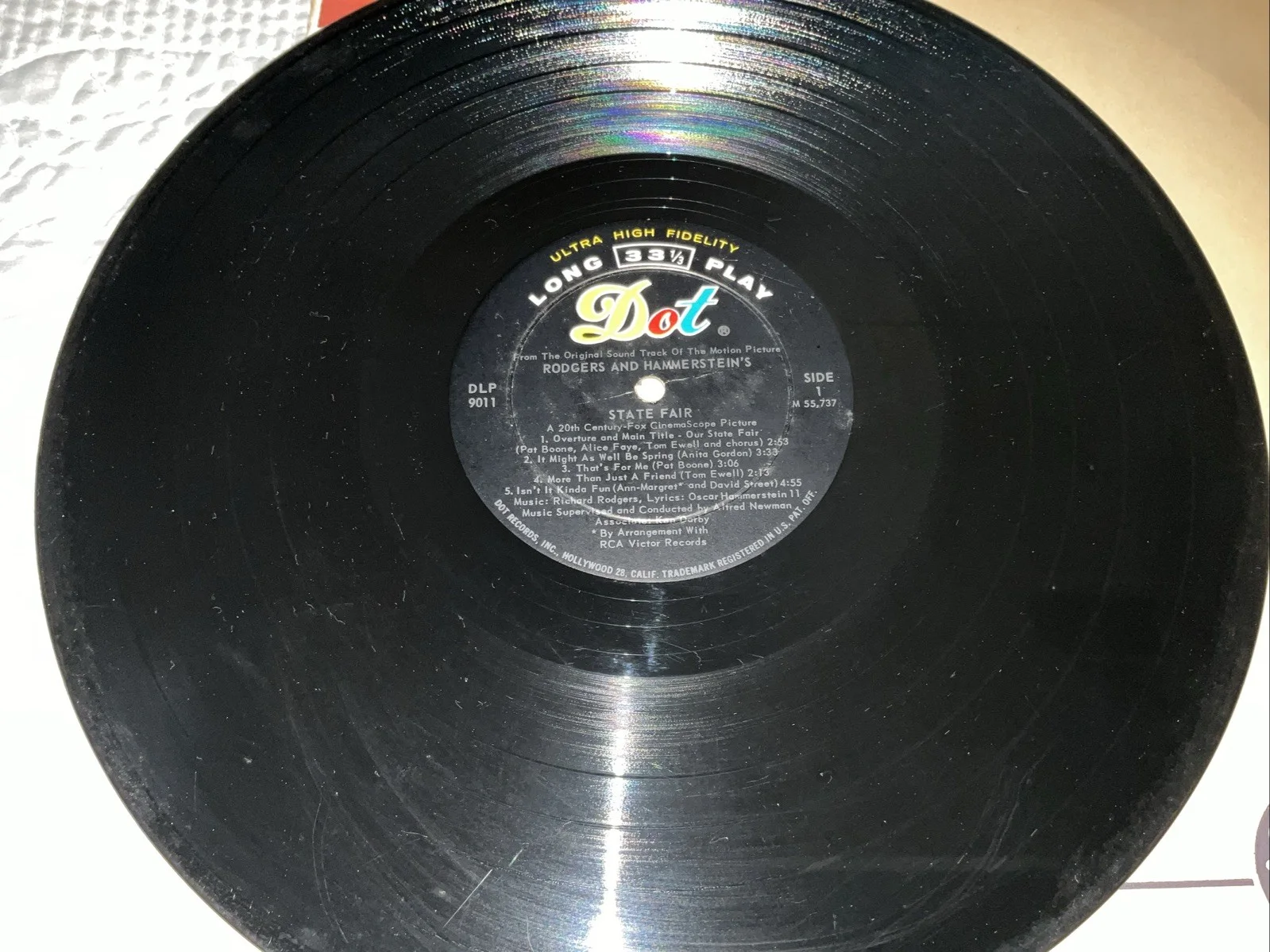 Pat Boone Autographed 1962 Vinyl Rodgers & Hammerstein's State Fair Record Album, image 3