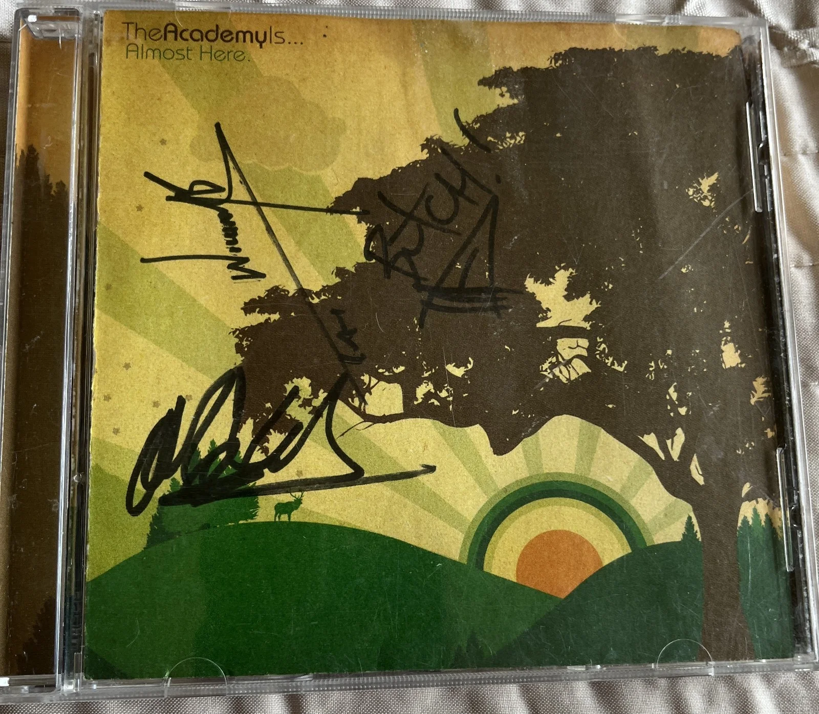 The Academy Is--3X SIGNED--2005 Almost Here CD--Fueled By Ramen-William Beckett!, изображение 2