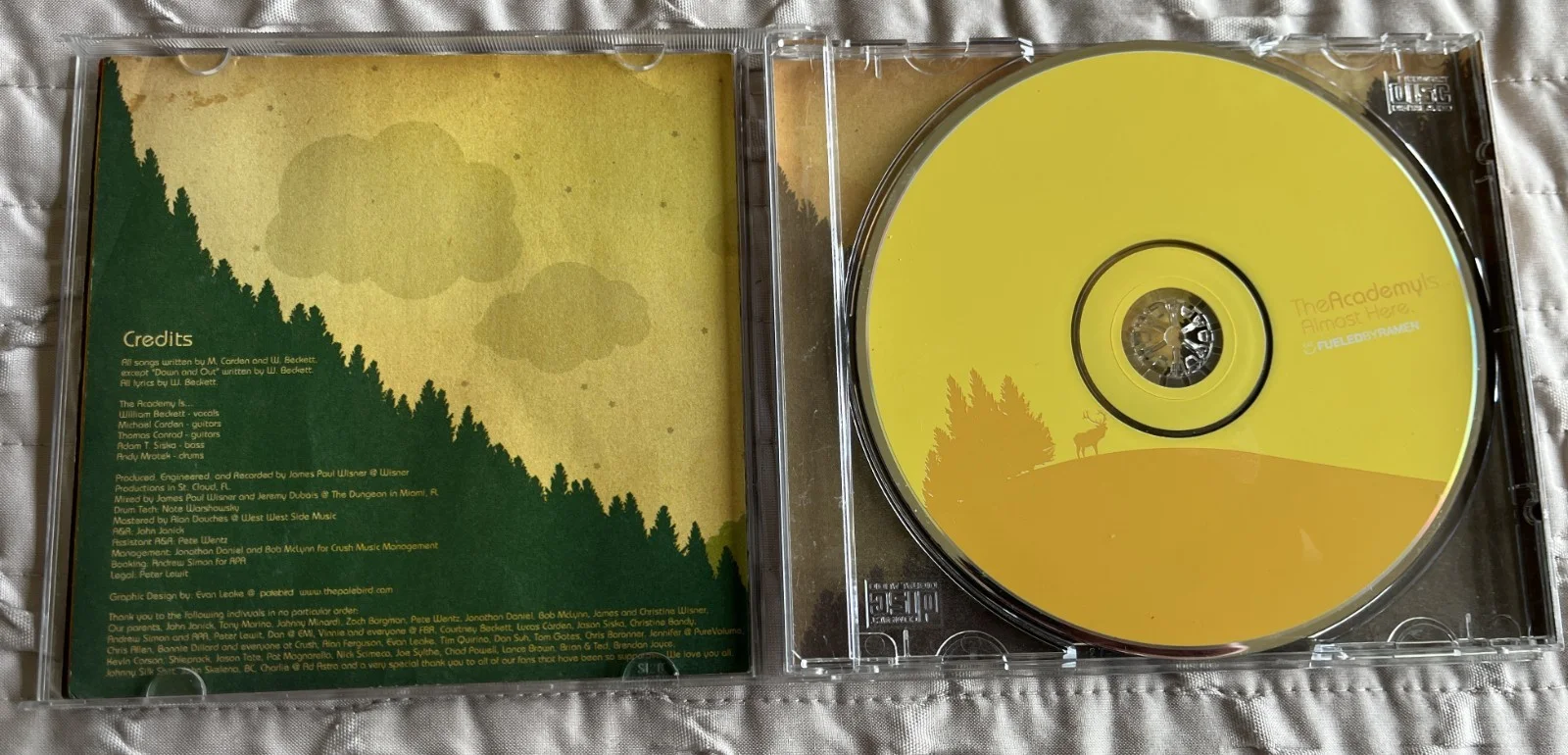 The Academy Is--3X SIGNED--2005 Almost Here CD--Fueled By Ramen-William Beckett!, изображение 3