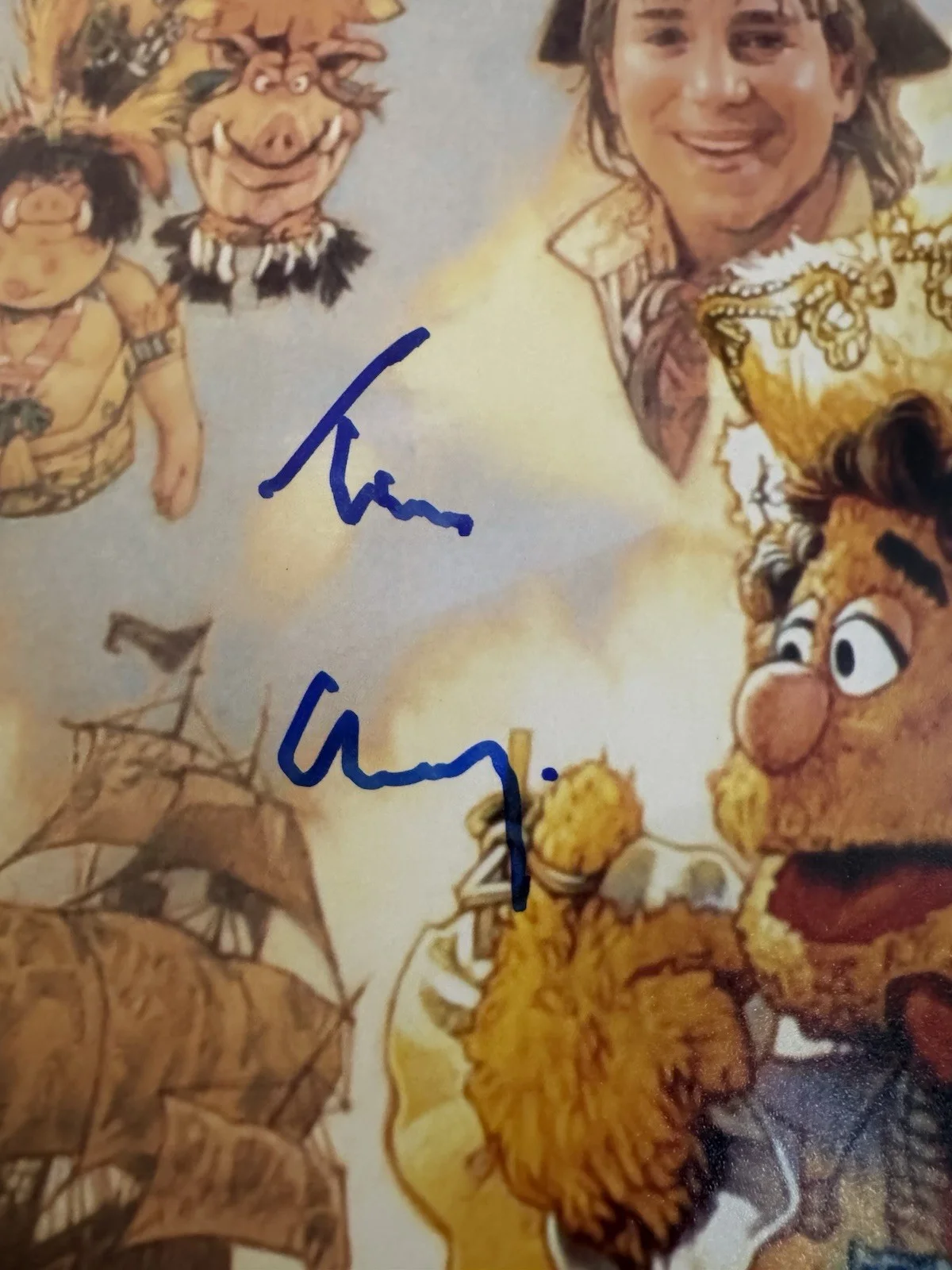 Tim Curry — Tim Curry Signed Muppet Treasure Island 11x17 Autographed Photo Poster OCCM COA, изображение 2
