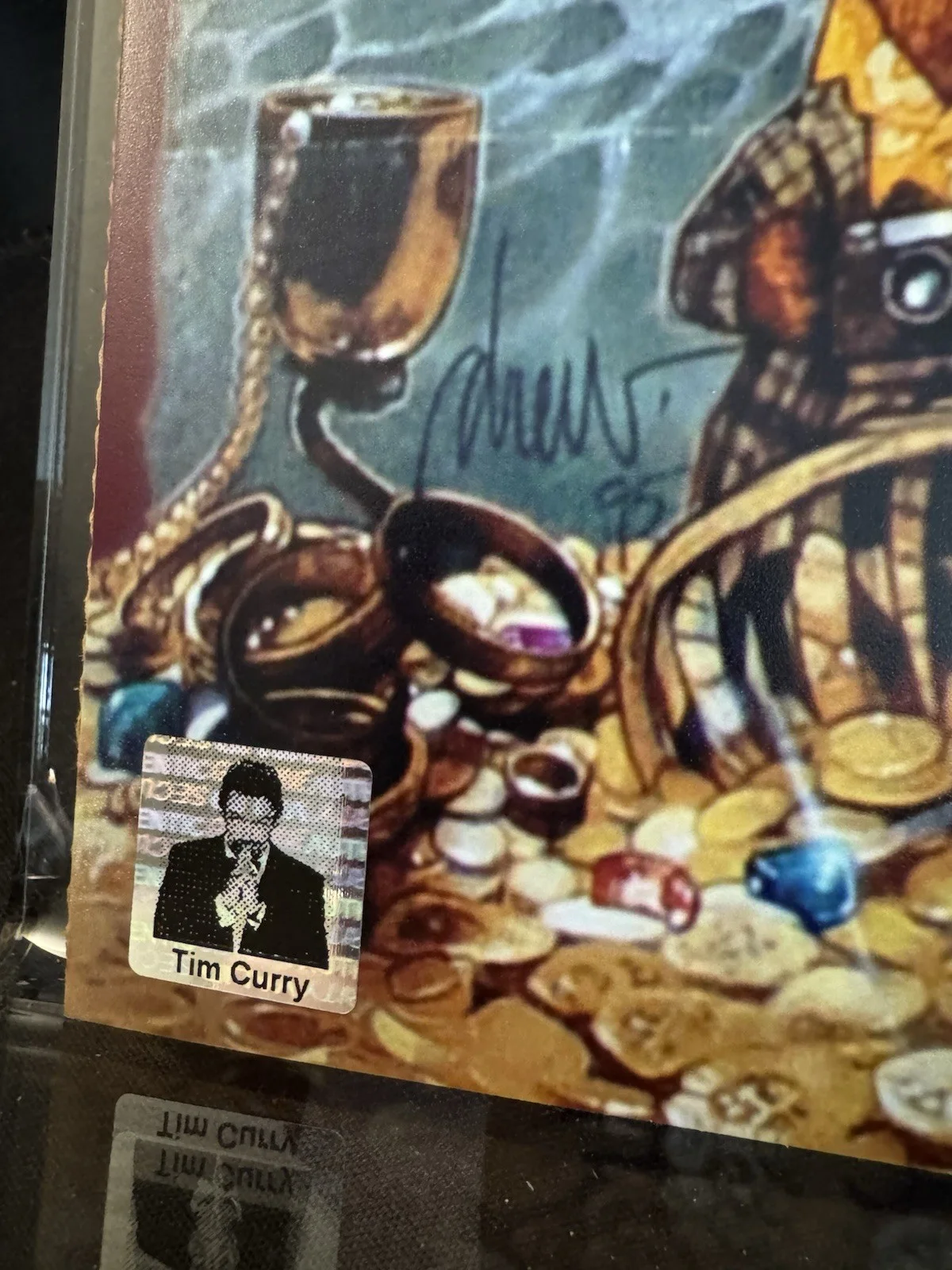 Tim Curry — Tim Curry Signed Muppet Treasure Island 11x17 Autographed Photo Poster OCCM COA, изображение 3