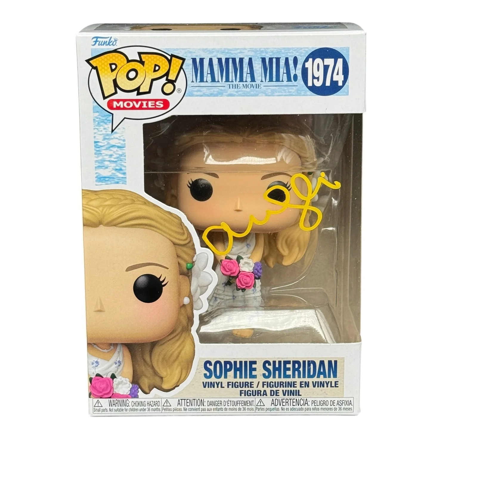 Amanda Seyfried — Amanda Seyfried Signed Mamma Mia! Funko Pop 1974 Beckett Authentic Autograph