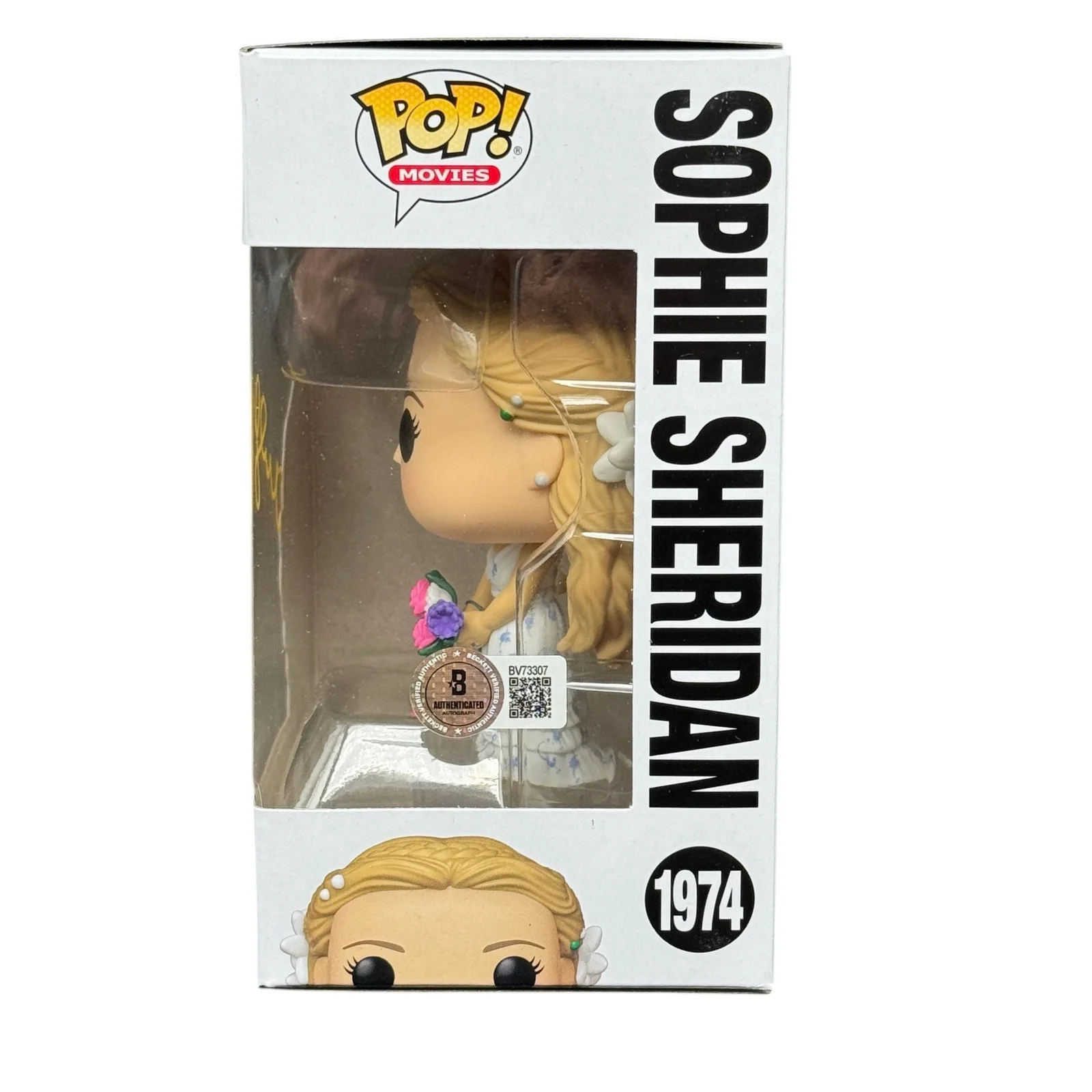 Amanda Seyfried — Amanda Seyfried Signed Mamma Mia! Funko Pop 1974 Beckett Authentic Autograph, изображение 2