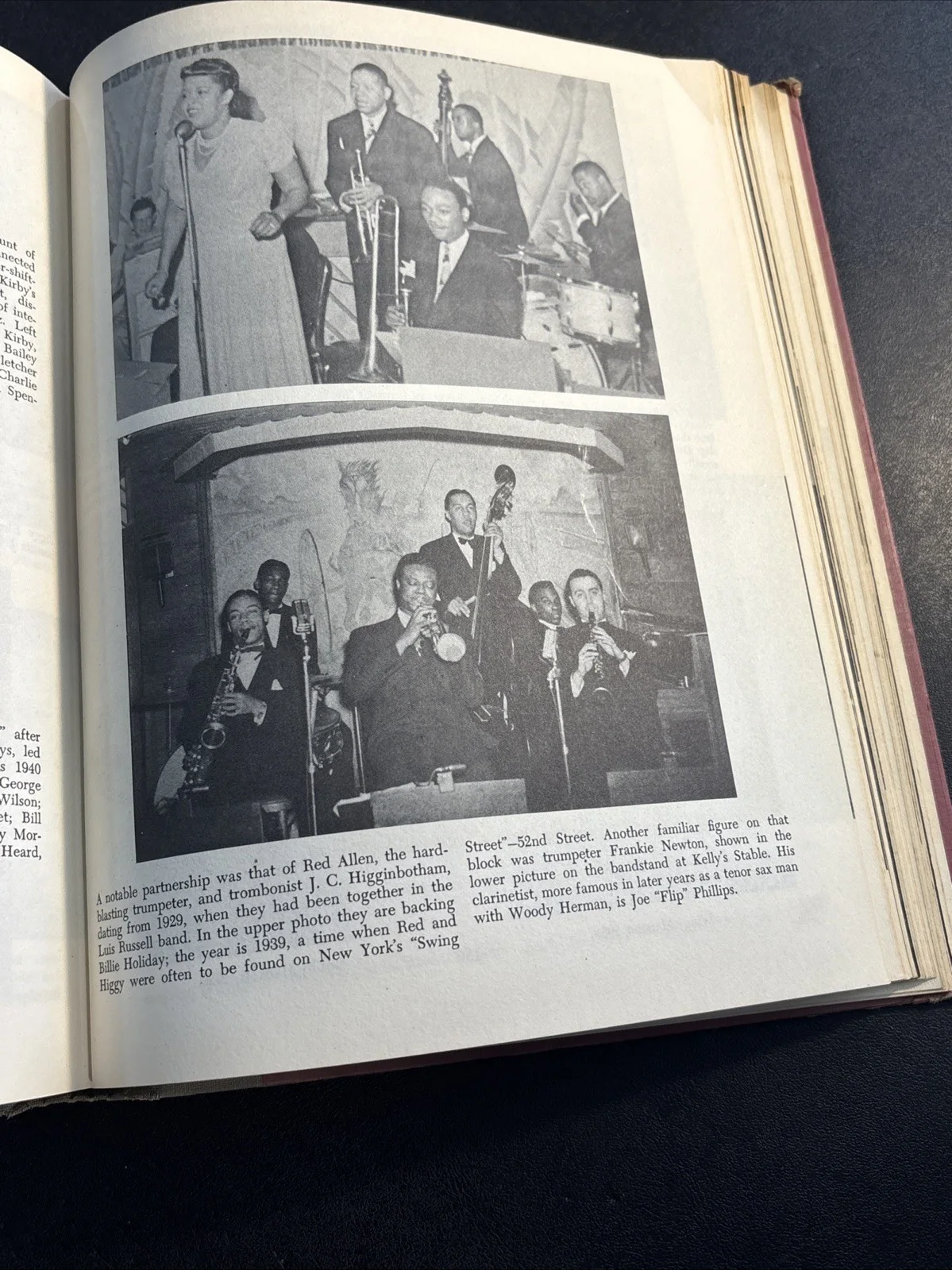 Henry “Red” Allen Signed Book Page Jazz Trumpeter Autograph, image 5