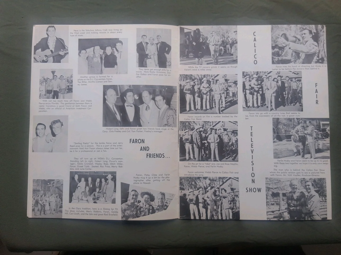 FARON YOUNG, THE YOUNG SHERIFF, AUTOGRAPH BOOK WITH MANY AUTOGRAPHS., image 4