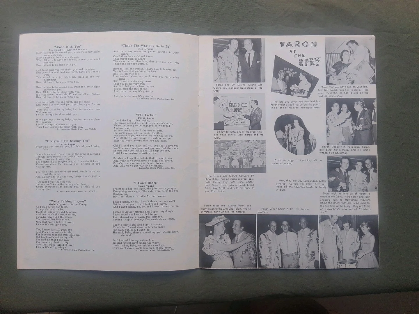 FARON YOUNG, THE YOUNG SHERIFF, AUTOGRAPH BOOK WITH MANY AUTOGRAPHS., image 5