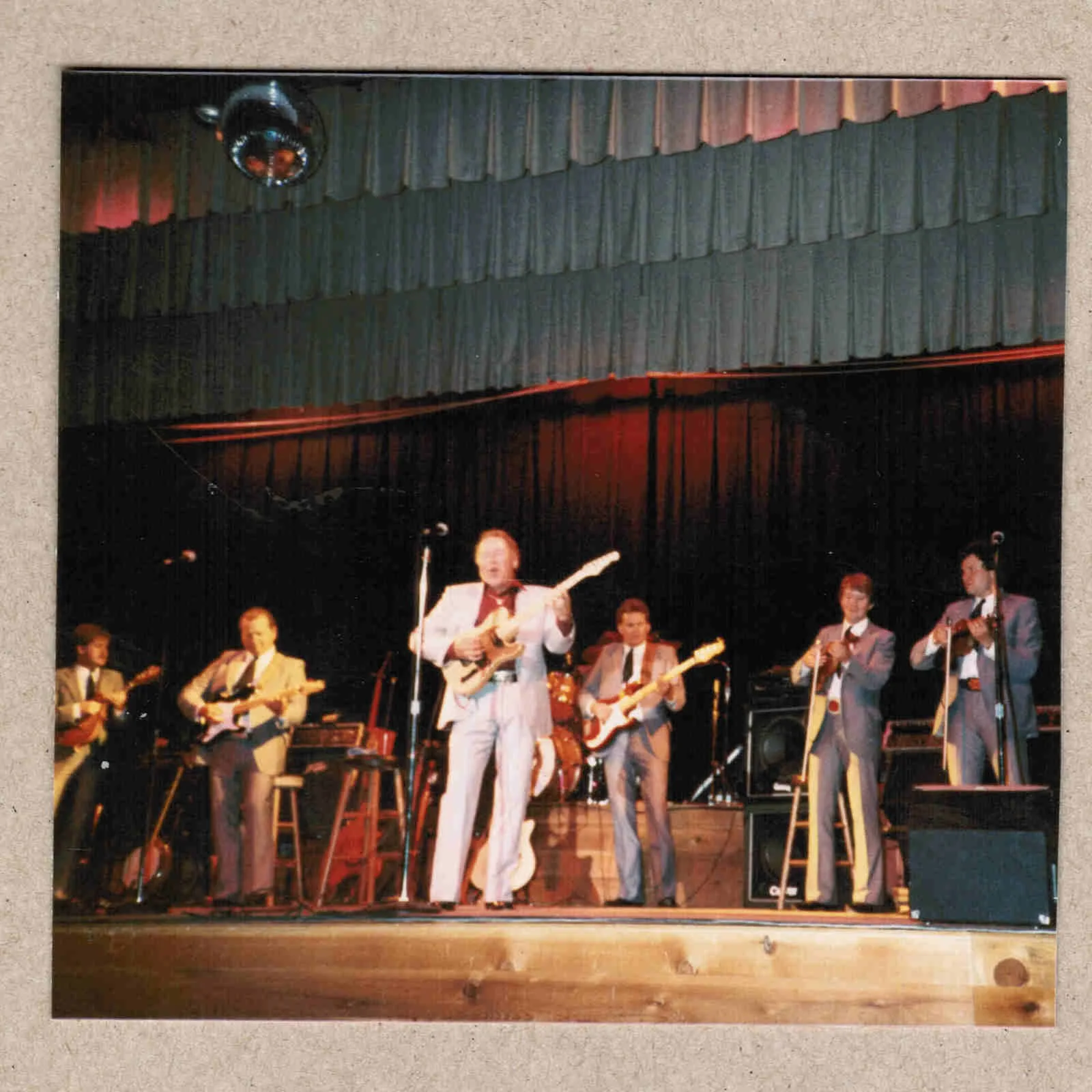 1989 Roy Clark Signed Autograph w/Fan Taken 5 x 3.5 OOAK Photo Ticket Stub VTG, изображение 4