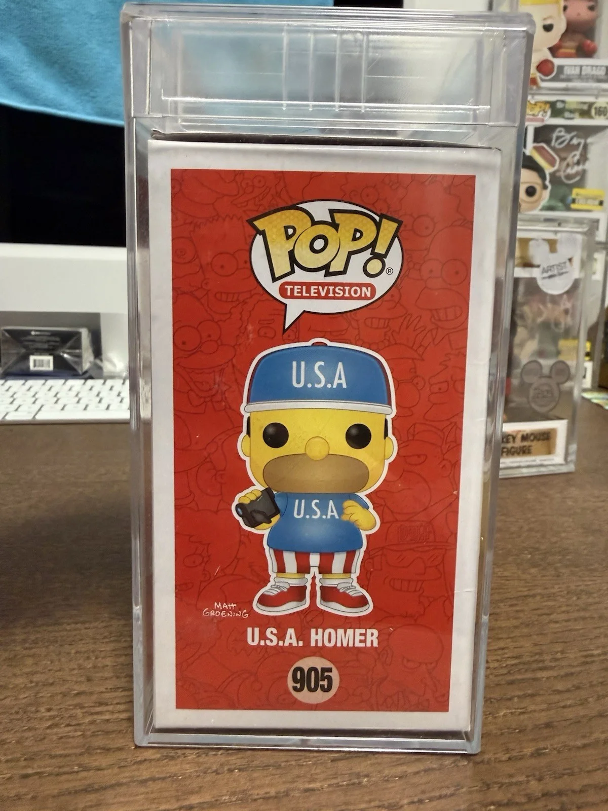 Dan Castellaneta — Dan Castellaneta Signed Autographed Funko USA Homer Simpsons PSA Graded!, image 4