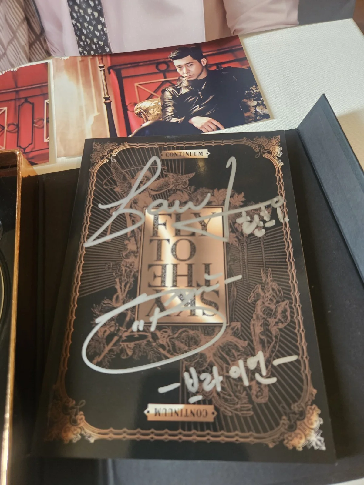 Fly To The Sky Continuum Signed Album CD Autograph Kpop Brian Hwanhee Promo Rare, изображение 2