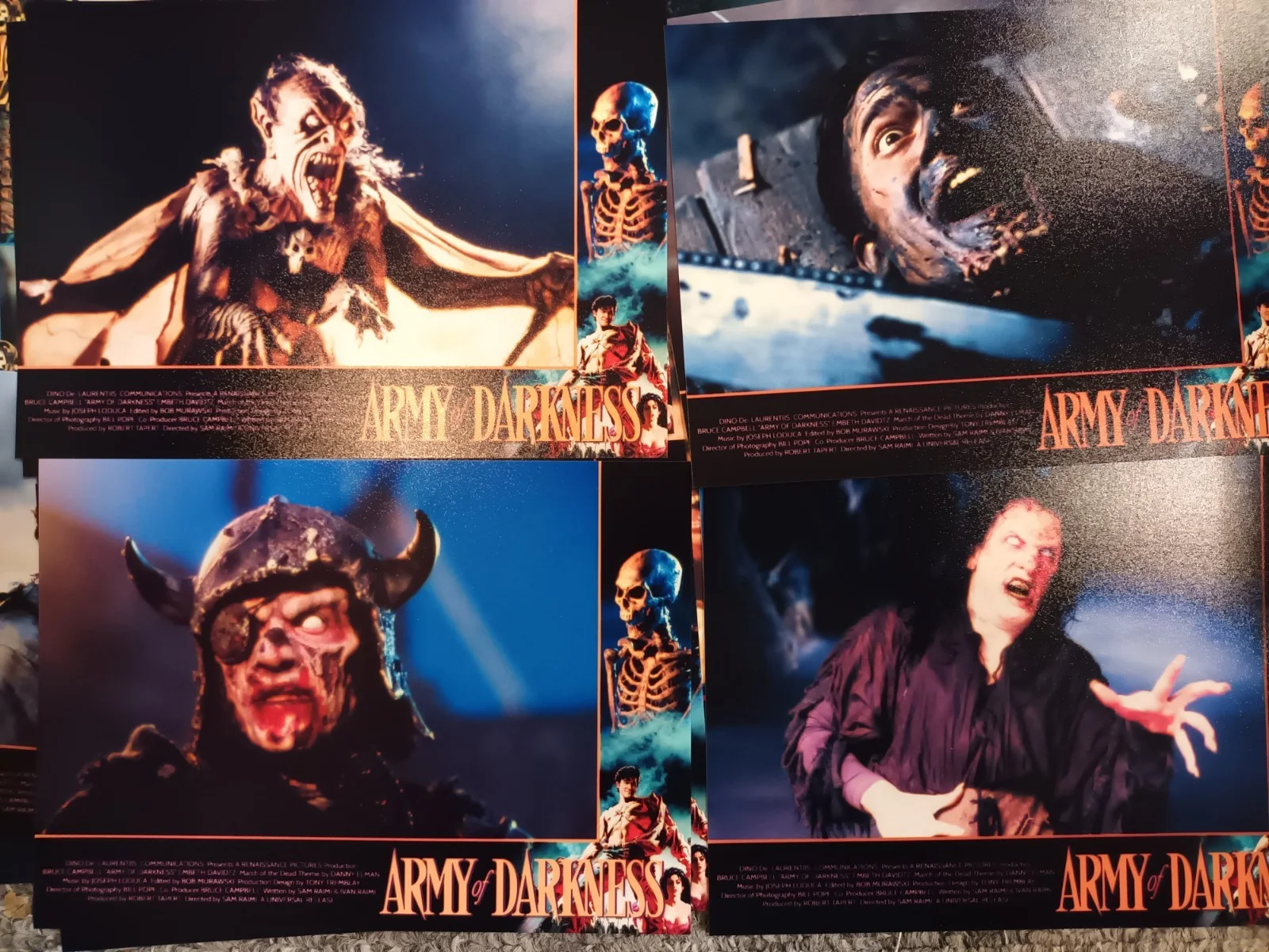Evil Dead 3: Army Of Darkness. 16 Glossy 7x5ins Unofficial Lobby Cards. New., изображение 5