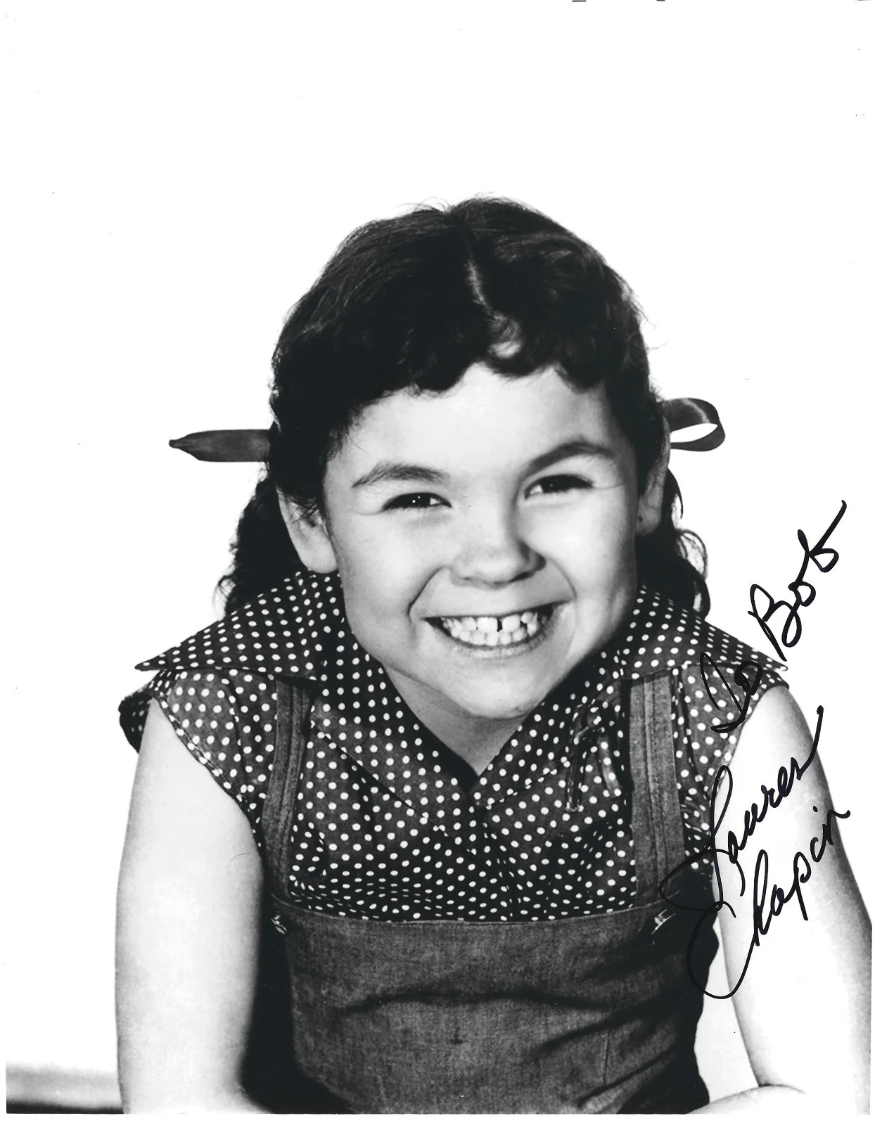 Lauren Chapin — Lauren Chapin as Kathy Anderson 8x10 Signed 'Father Knows Best' Hollywood Show