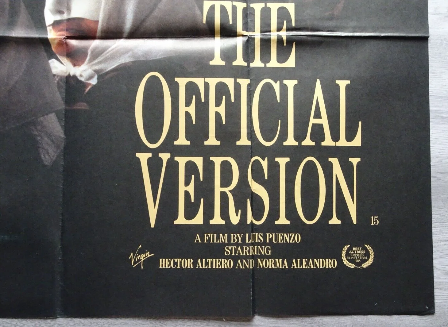 The Official Version Story Poster Quad 1985 Luis Puenzo Norma Aleandro, изображение 3