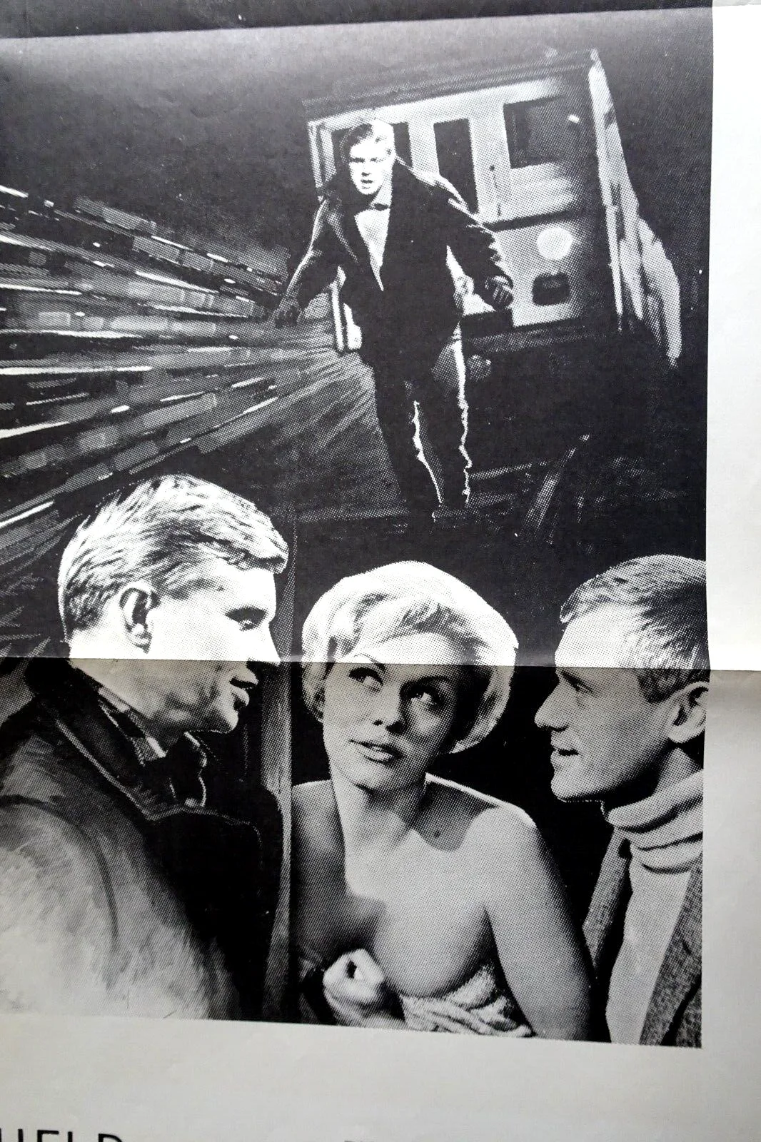 Cry Double Cross Poster One Sheet Hardy Krüger Bumerang Vintage 1960, изображение 2