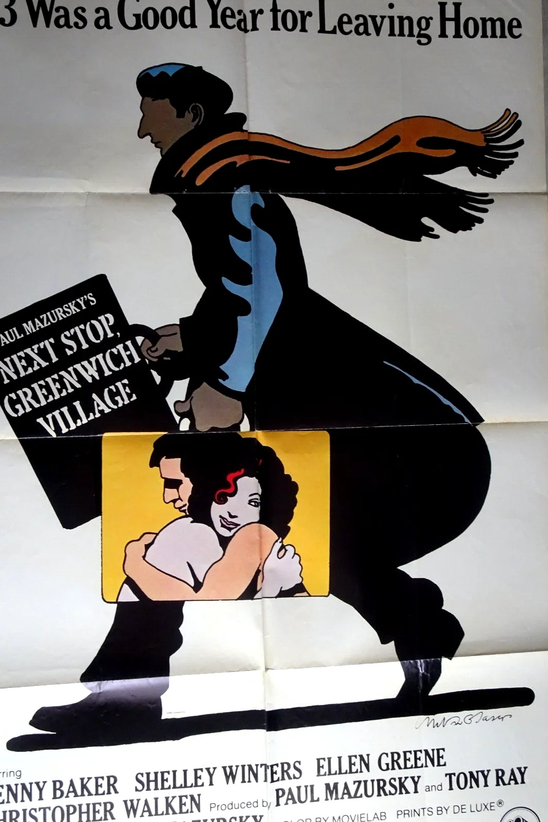 Next Stop Greenwich Village Poster One Sheet Lenny Baker Shelley Winters 1976, image 5