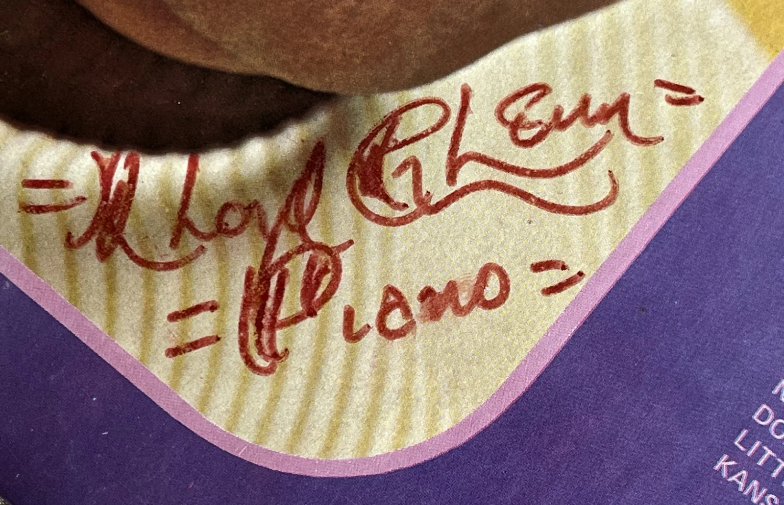 Big Joe Turner & Lloyd Glenn--SIGNED--1970 Turns On The Blues--LP United us 7759, изображение 3