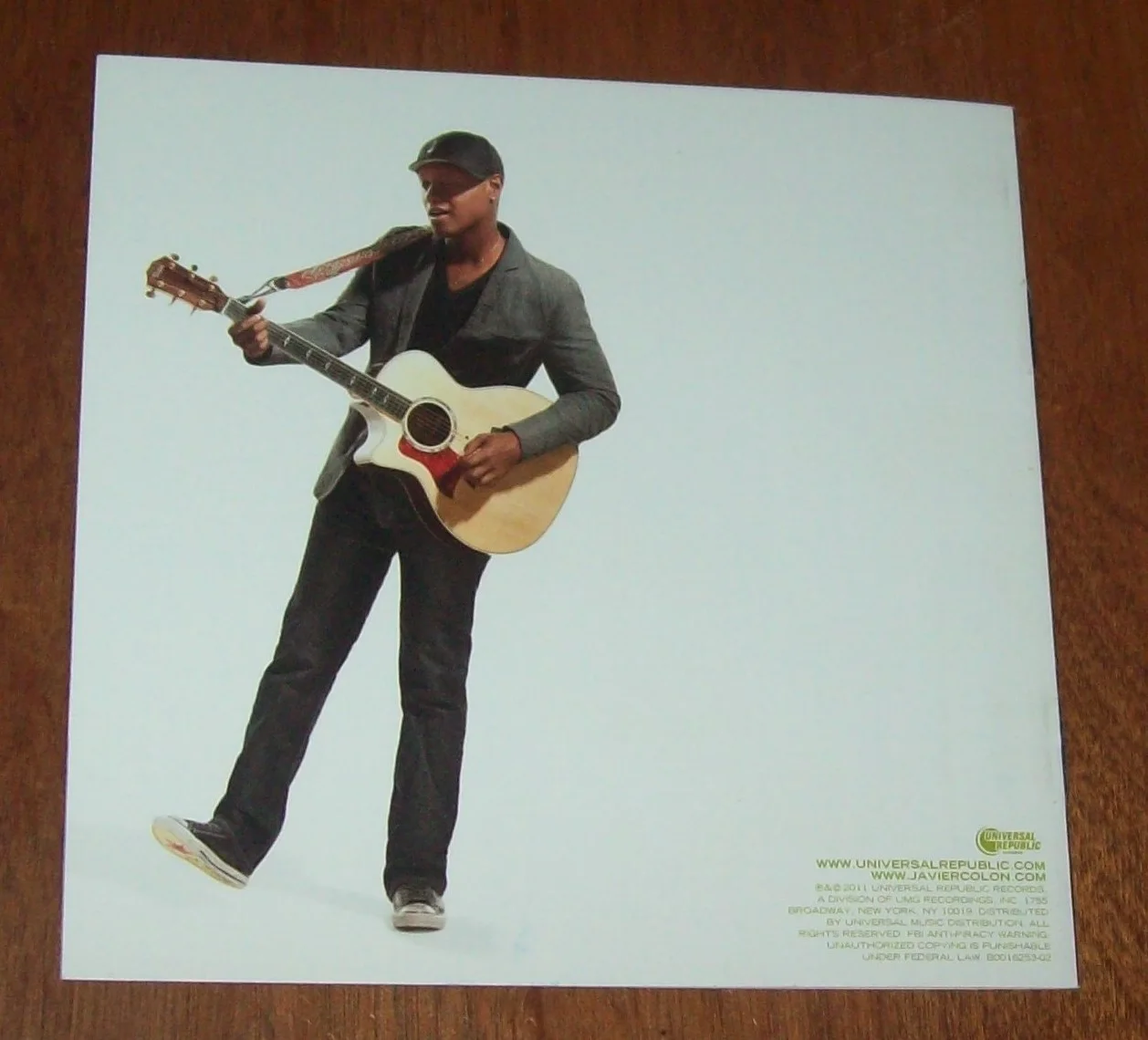 Javier Colon Autographed CD Booklet, image 2
