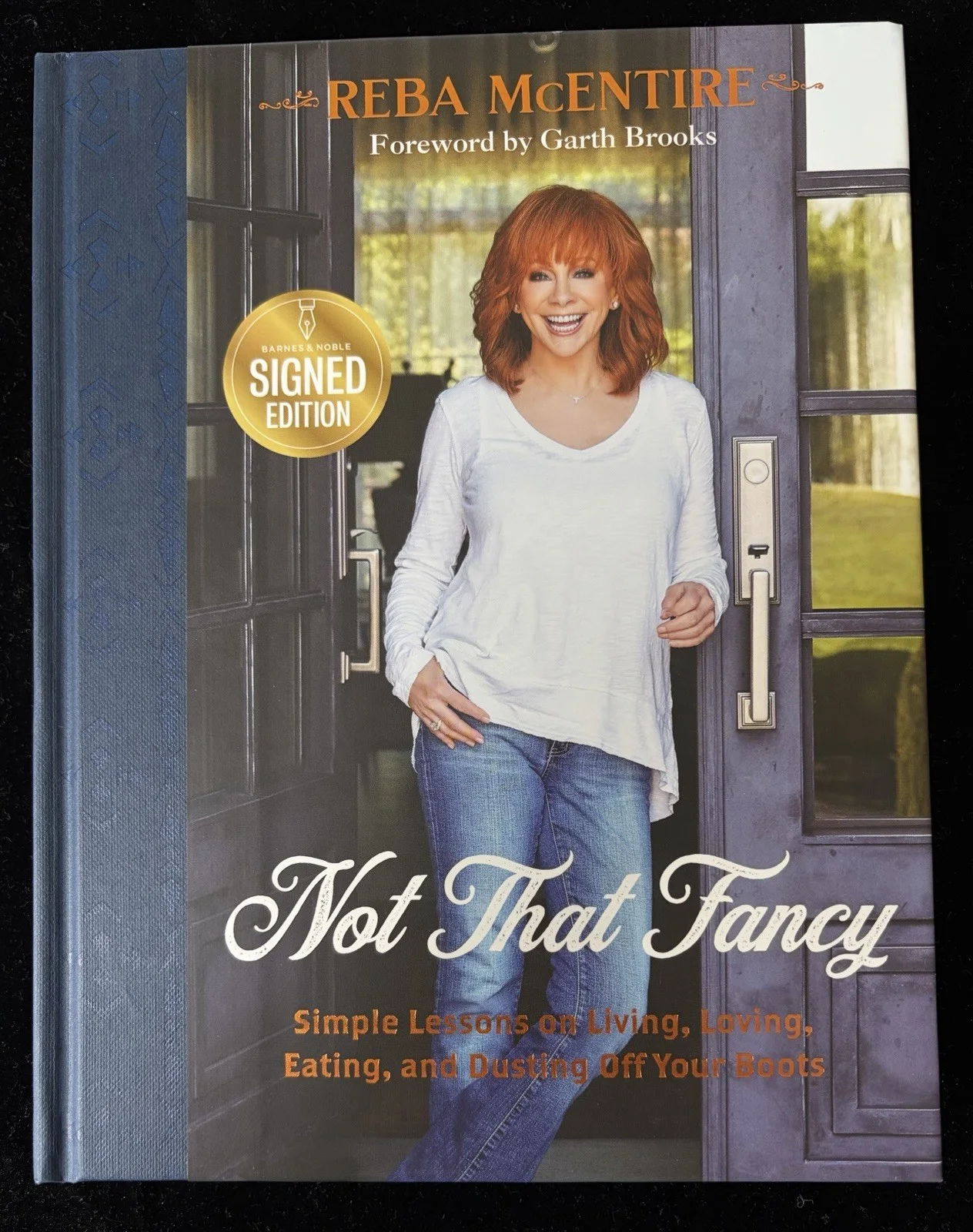 REBA MCENTIRE SIGNED AUTOGRAPH HC BOOK NOT THAT FANCY COUNTRY BAS BECKETT COA, image 2