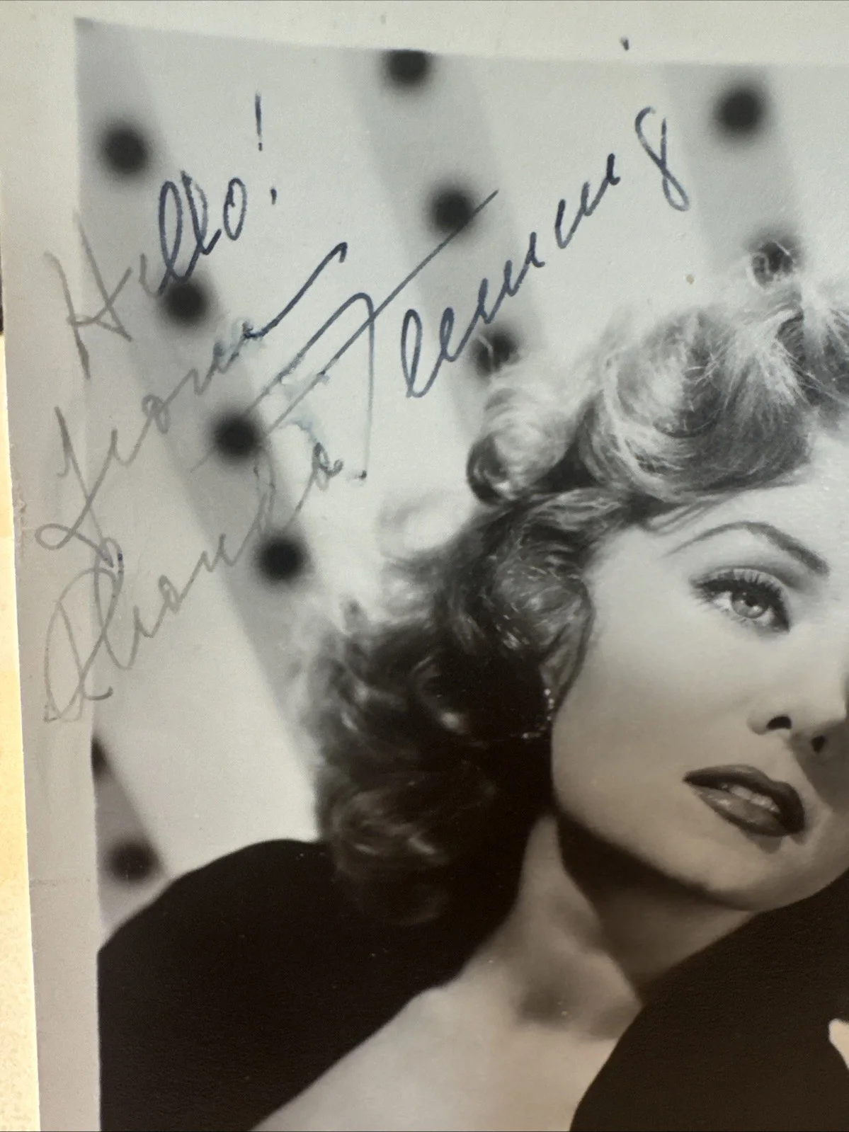 Rhonda Fleming — Vintage Rhonda Fleming Signed Autographed Photo, image 2