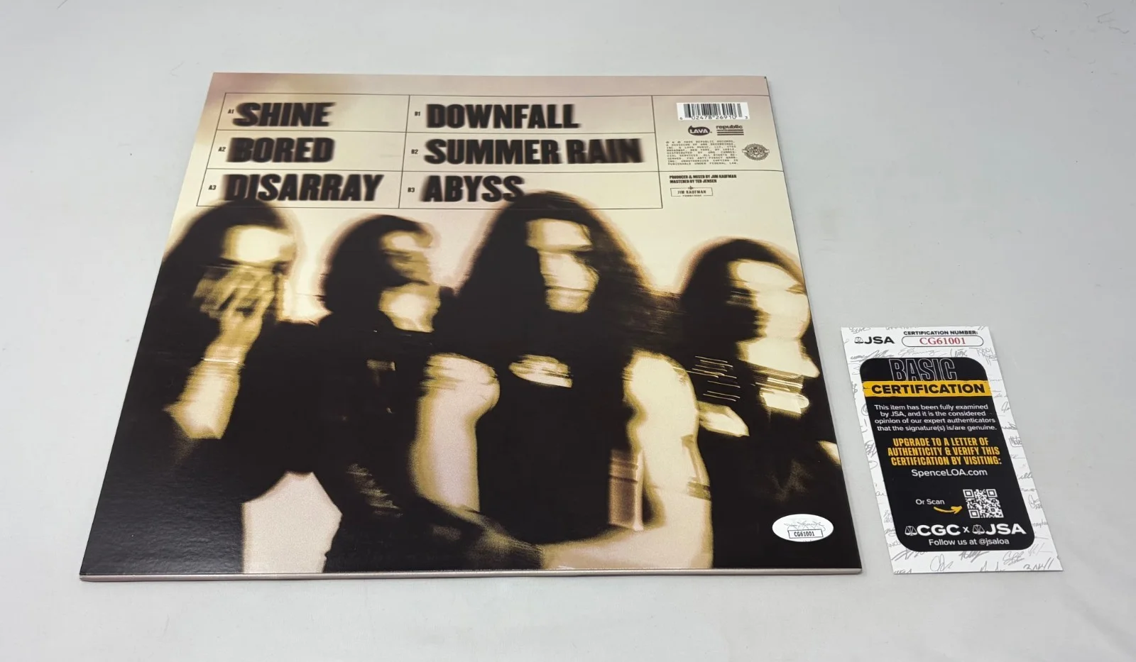 Return To Dust signed Speak Like The Dead Album JSA COA, image 2
