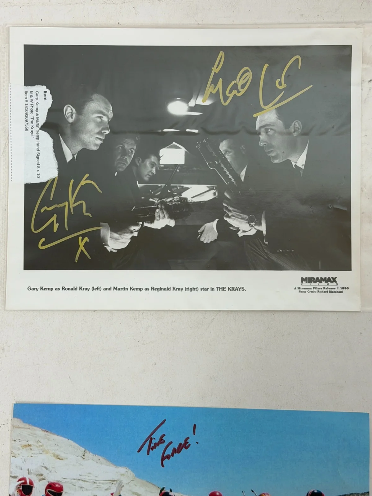 Signed Entertainment Photograph Group (Matt Classic, The Krays, Power Rangers Ca, image 3