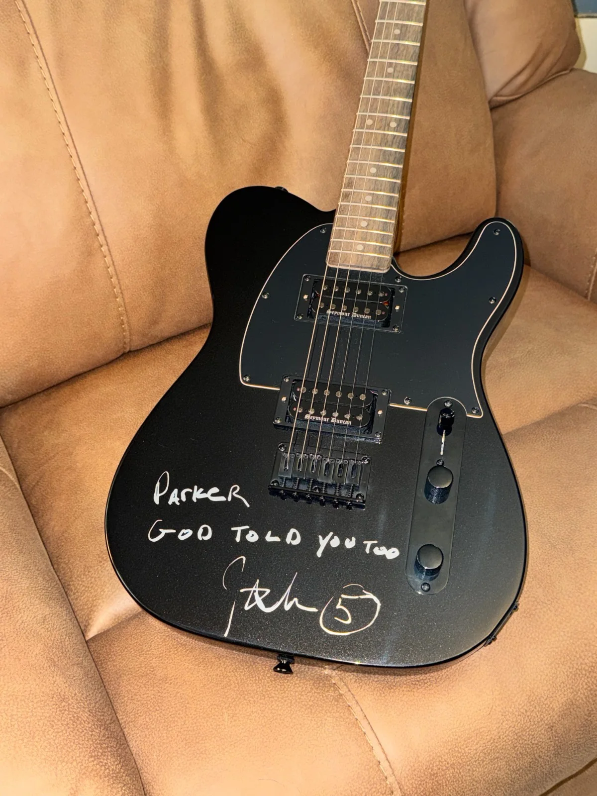 GFA Marilyn Manson Guitarist * JOHN 5 * Signed Tele Electric Guitar COA, изображение 4