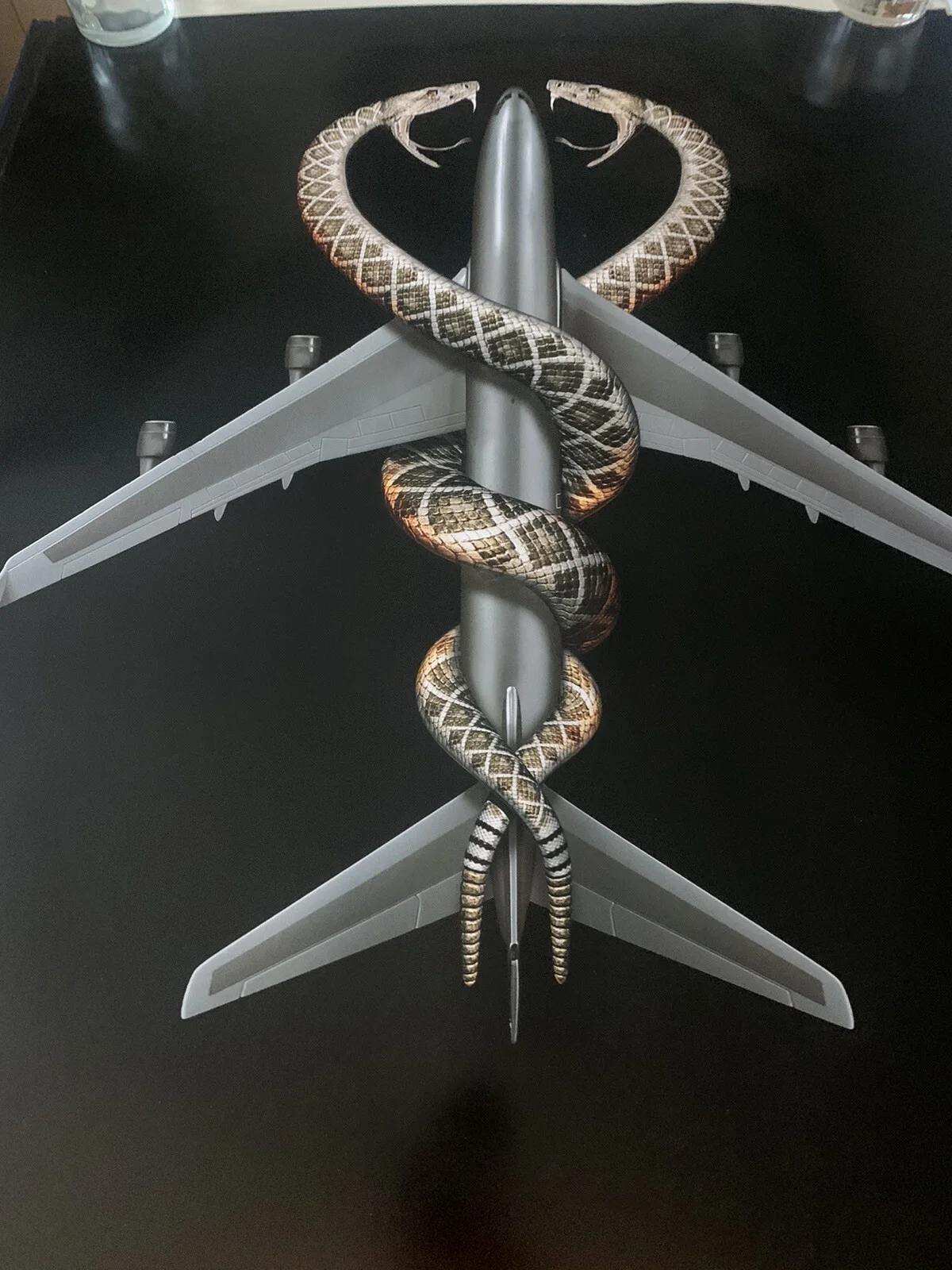 SNAKES ON A PLANE CINEMA ONE SHEET UK 27 X 40 ADVANCE SAMUEL JACKSON 2006, изображение 2