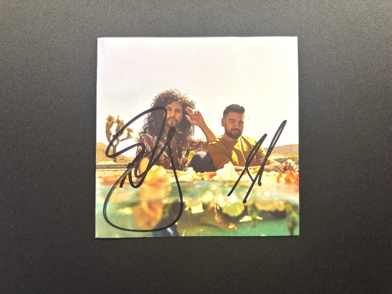 DAN + SHAY Signed Autograph "GOOD THINGS" CD Dan Smyers Shay Mooney, image 2