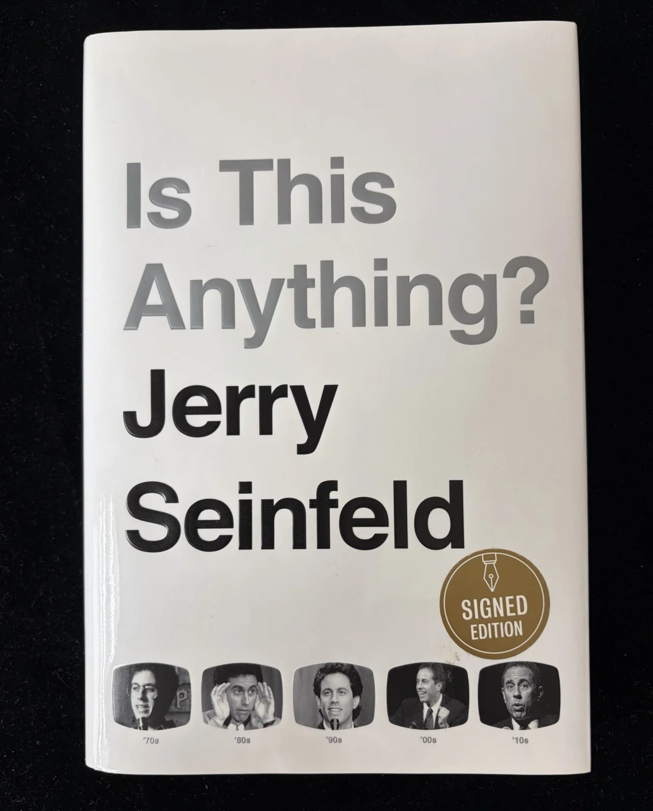 Jerry Seinfeld — Jerry Seinfeld Signed Is This Anything? HC 1st/1st Book BAS COA Autograph, image 2