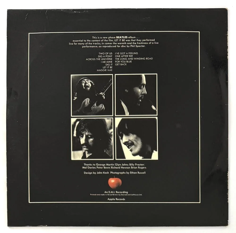 George Harrison — George Harrison The Beatles Signed Autograph Album Record LP - Let It Be JSA COA, изображение 2