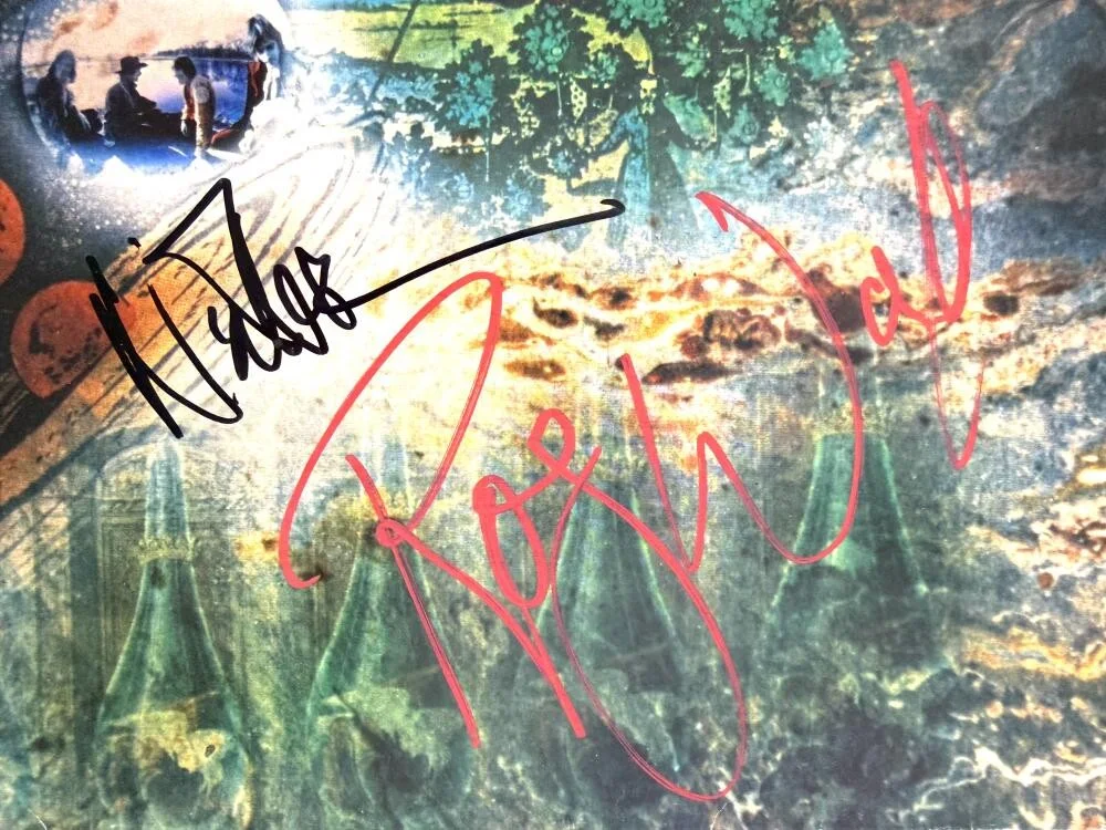 Nick Mason, Roger Waters — Roger Waters & Mason Signed Autograph Saucerful of Secrets Album Record JSA COA, image 3
