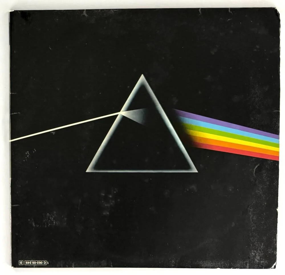 Nick Mason, Roger Waters — Roger Waters & Mason Signed Autograph Dark Side of the Moon Album Record JSA COA, image 2