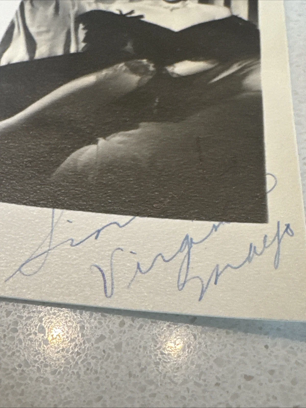 Virginia Mayo — Vintage Virginia Mayo Photo Autographed Signed 2.5x4, image 2