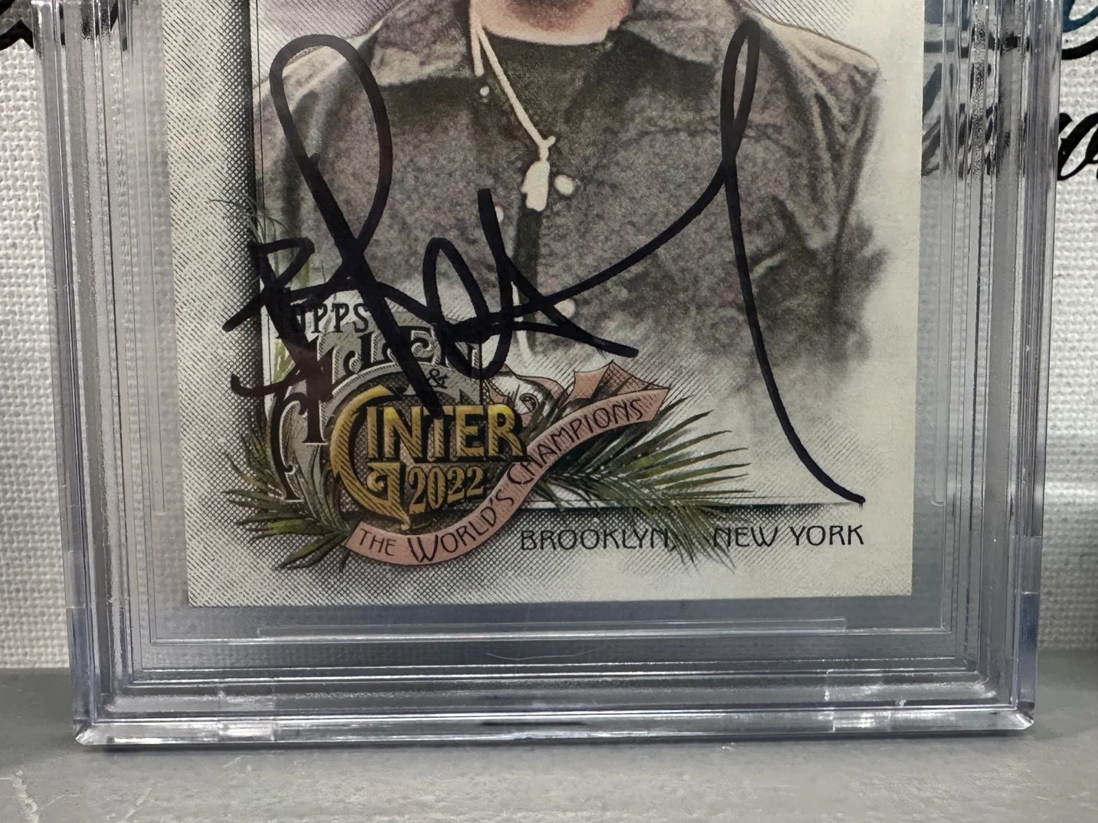 B-REAL CYPRESS HILL KUSH SIGNED AUTOGRAPHED '22 ALLEN GINTER CARD-BECKETT BAS 10, изображение 3