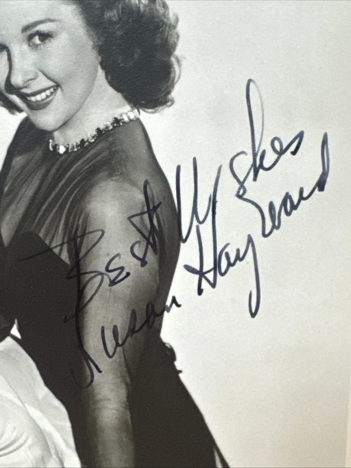 ACTRESS SUSAN HAYWARD VINTAGE SIGNED MOVIE STAR AUTOGRAPHED PHOTO 5x7, изображение 2
