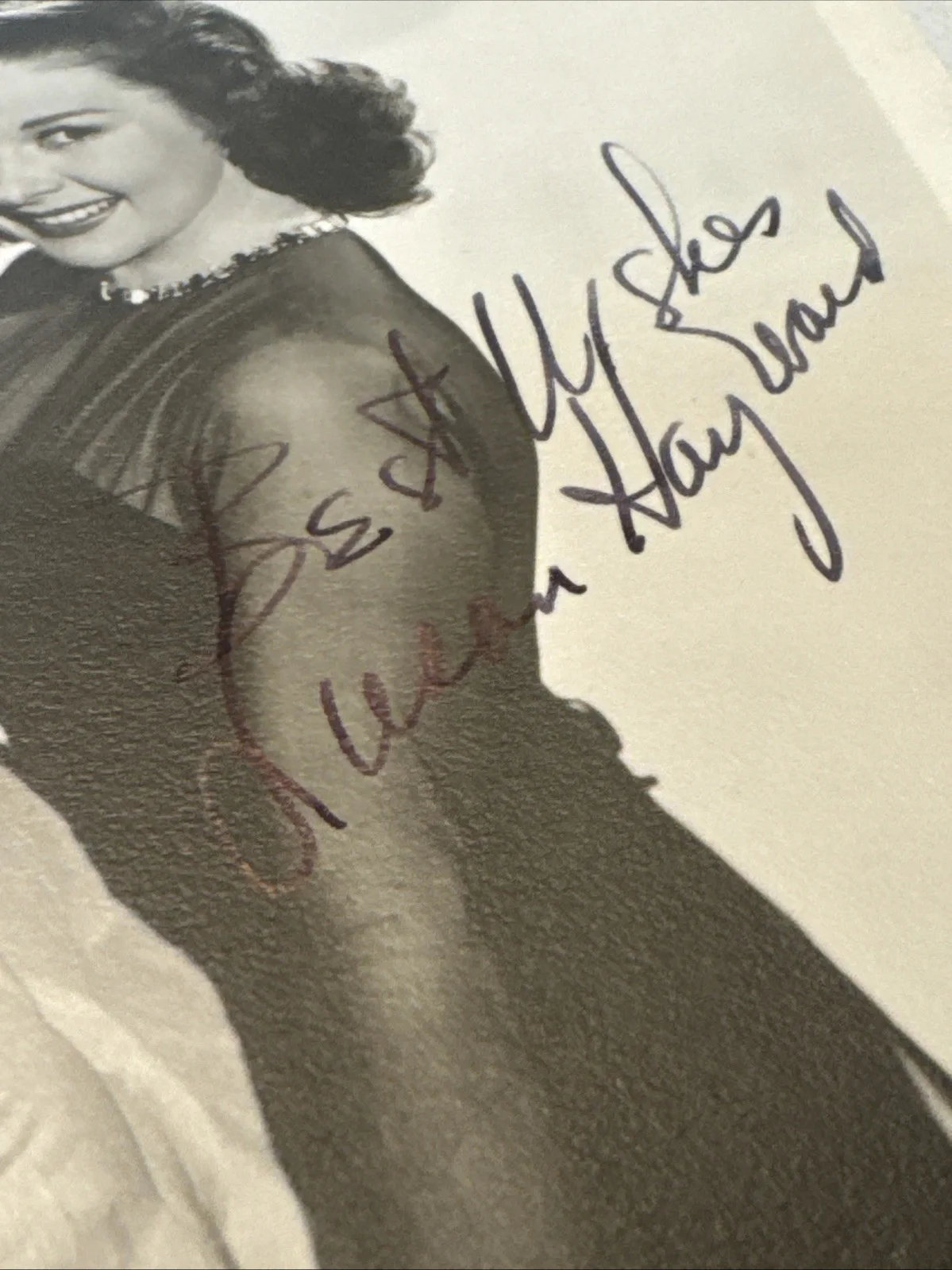 ACTRESS SUSAN HAYWARD VINTAGE SIGNED MOVIE STAR AUTOGRAPHED PHOTO 5x7, изображение 3